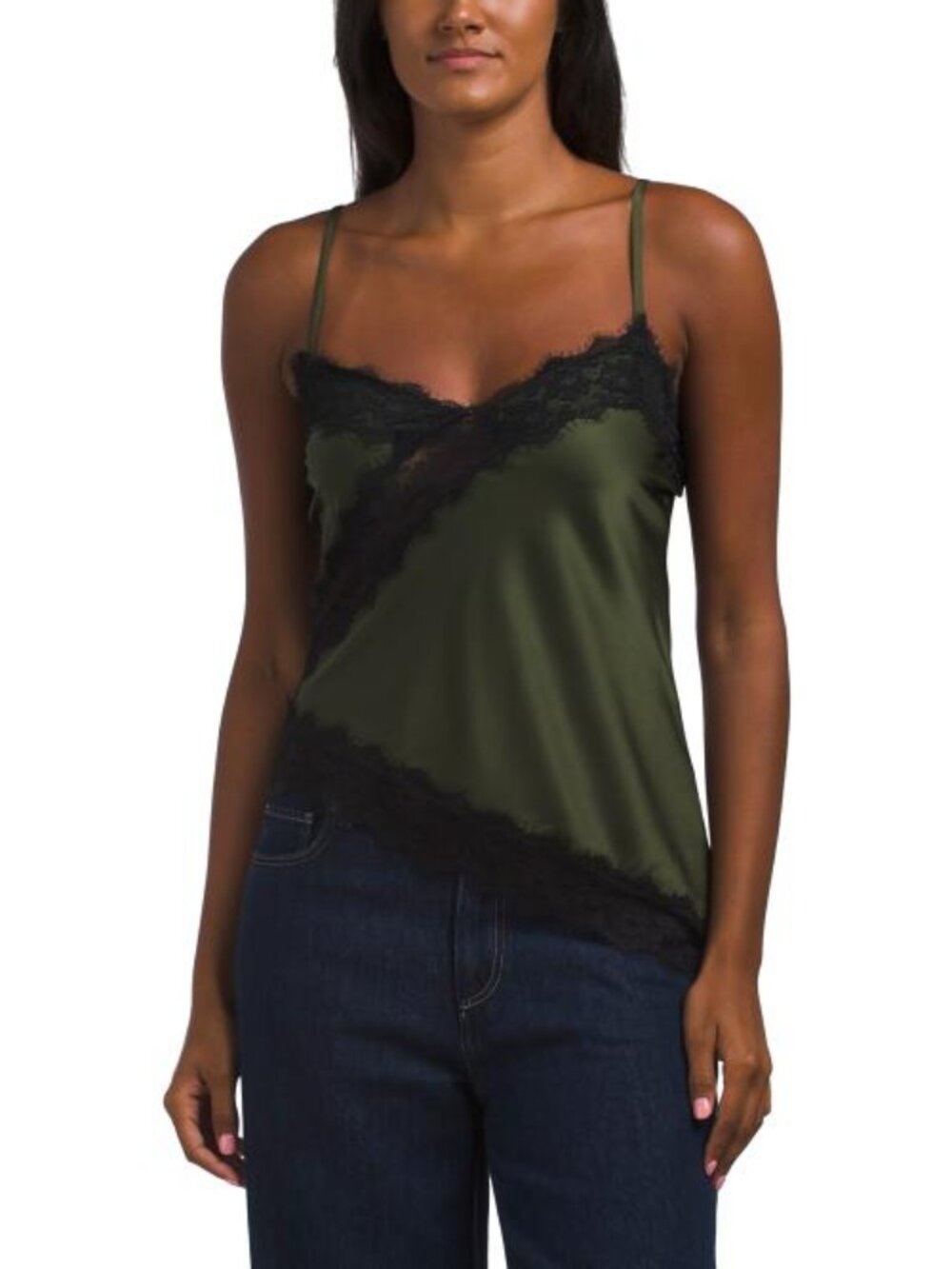 THIRTY THIRTY Asymmetrical Lace Top